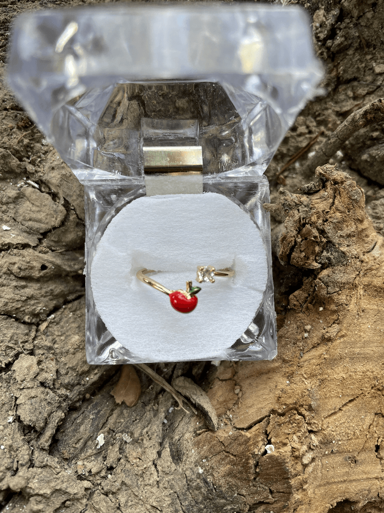 Petite Red Ring - rings at AmbsbyMaria