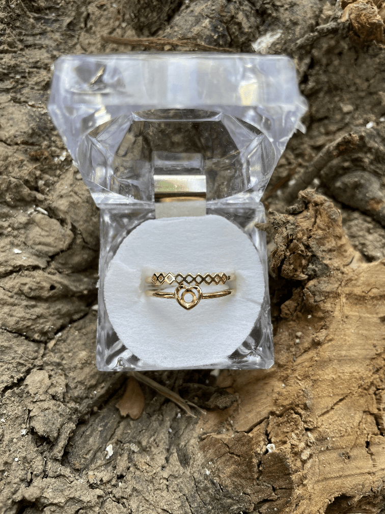 Golden Mesh Ring - rings at AmbsbyMaria