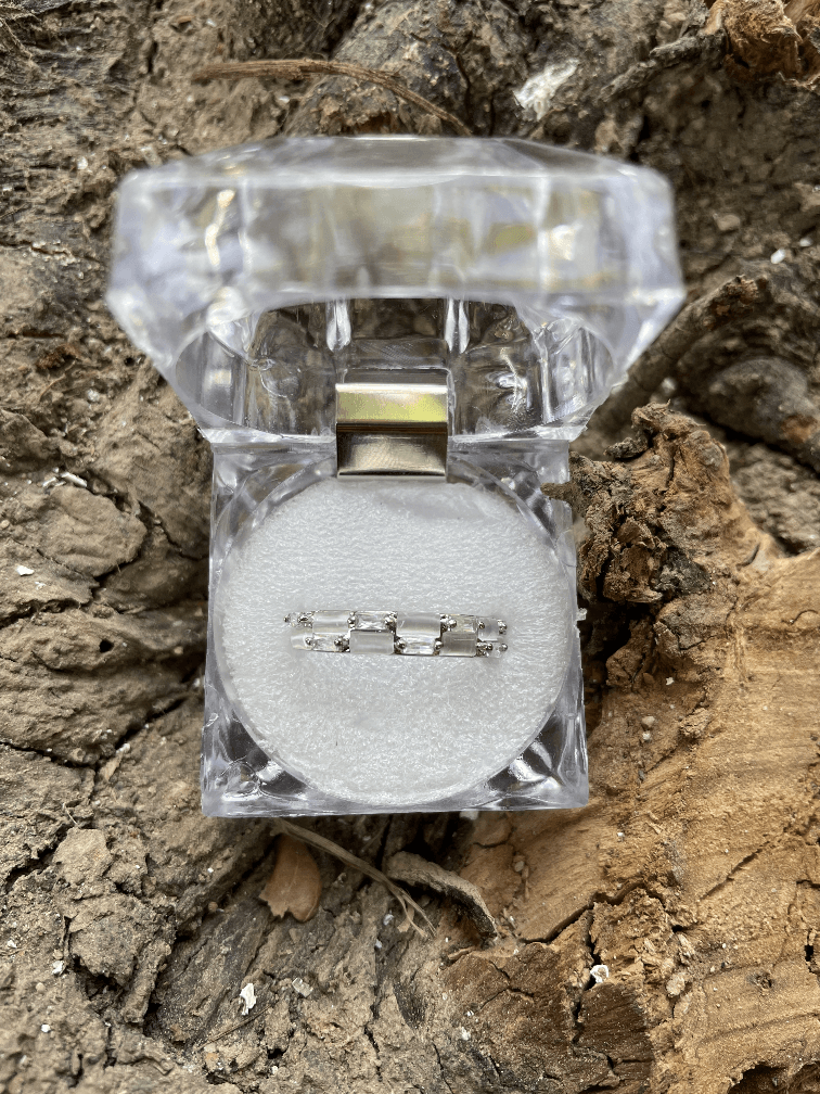 Diamond Ice Band - rings at AmbsbyMaria
