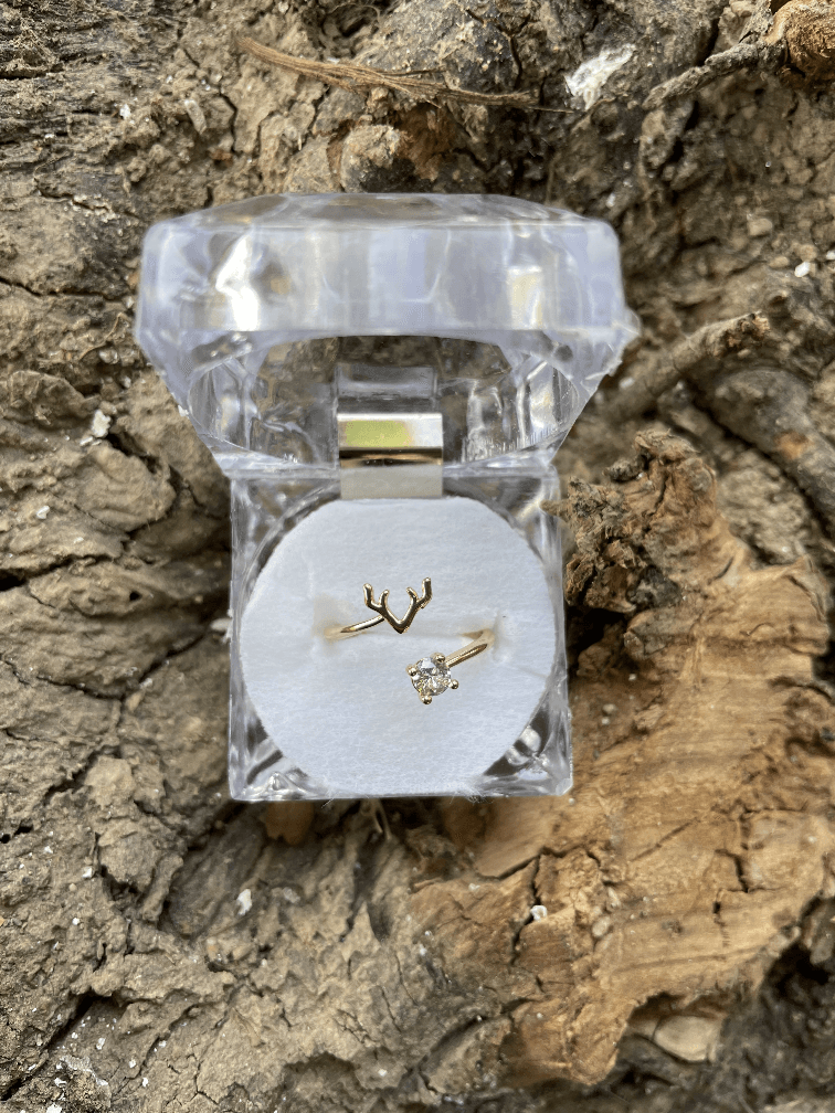 Deer Glow Ring - rings at AmbsbyMaria